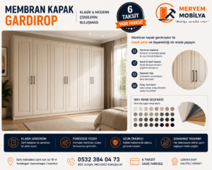 Mebran Gardırop Dolabı